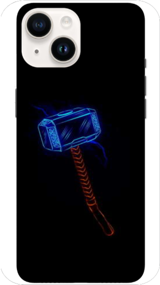 Thor Hammer iPhone 14 Sublimation Back Cover