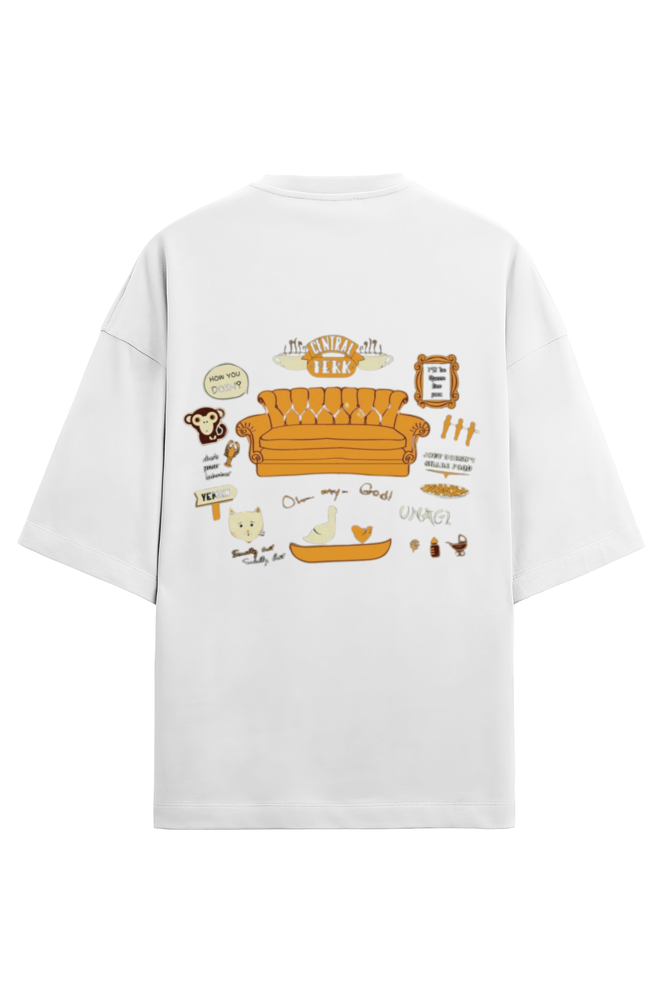 Premium Terry Oversized Friends Unisex T-Shirt