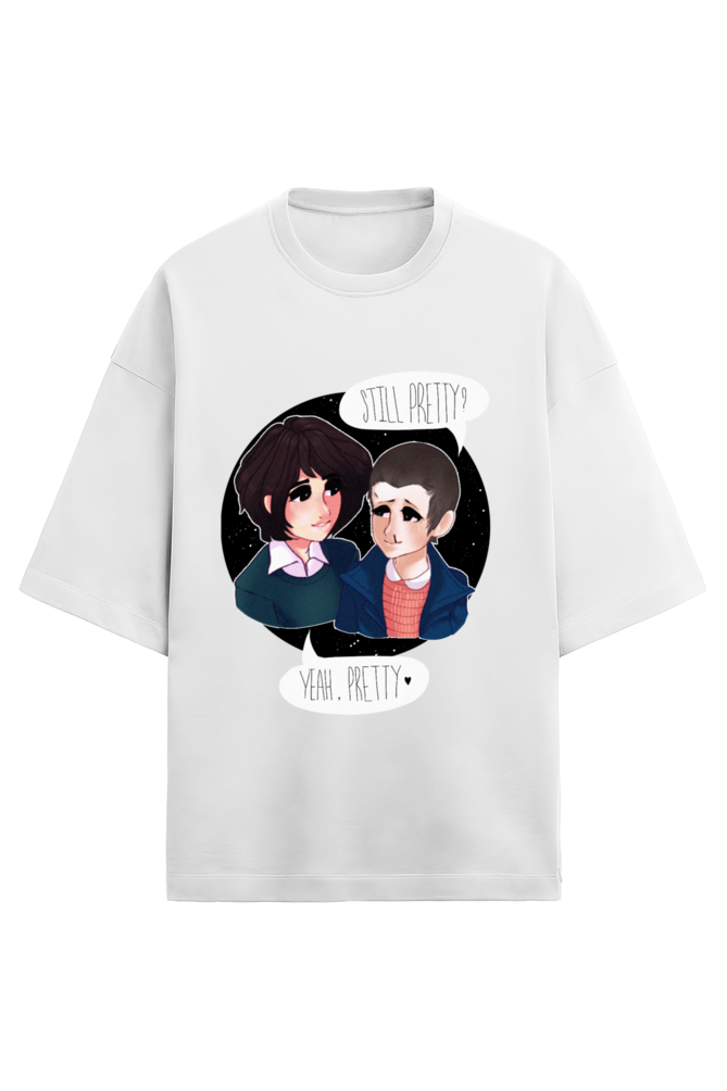 Premium Terry Oversized Stranger Things Eleven Mike Unisex T-Shirt