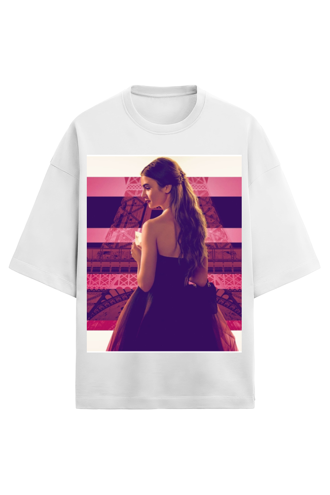 Premium Terry Oversized Emily in Paris T-shirt