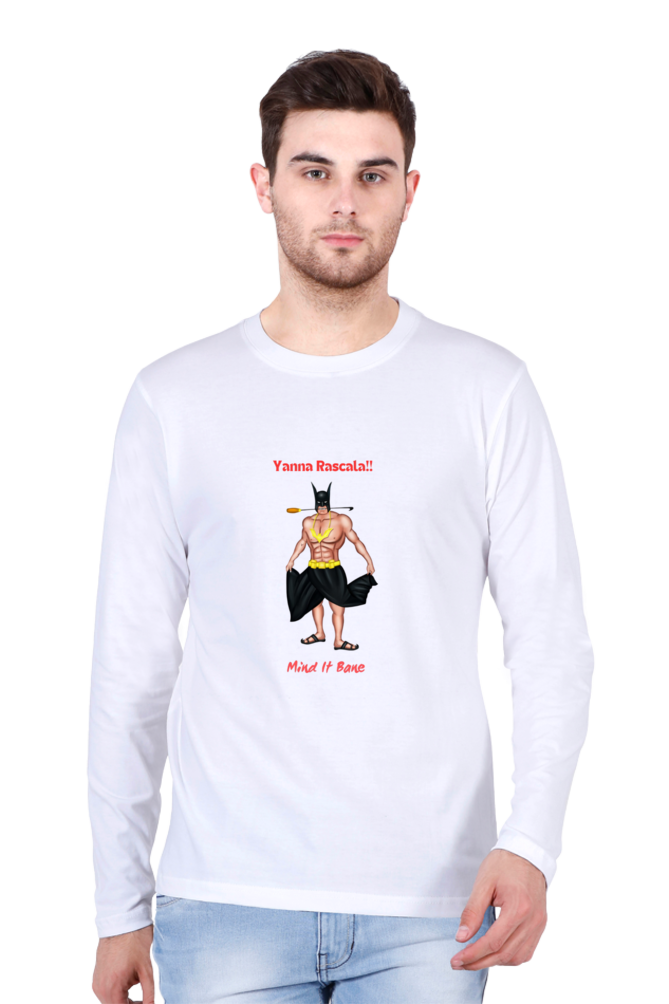 Regular Fit Full Sleeve Mind It Bane T-shirt