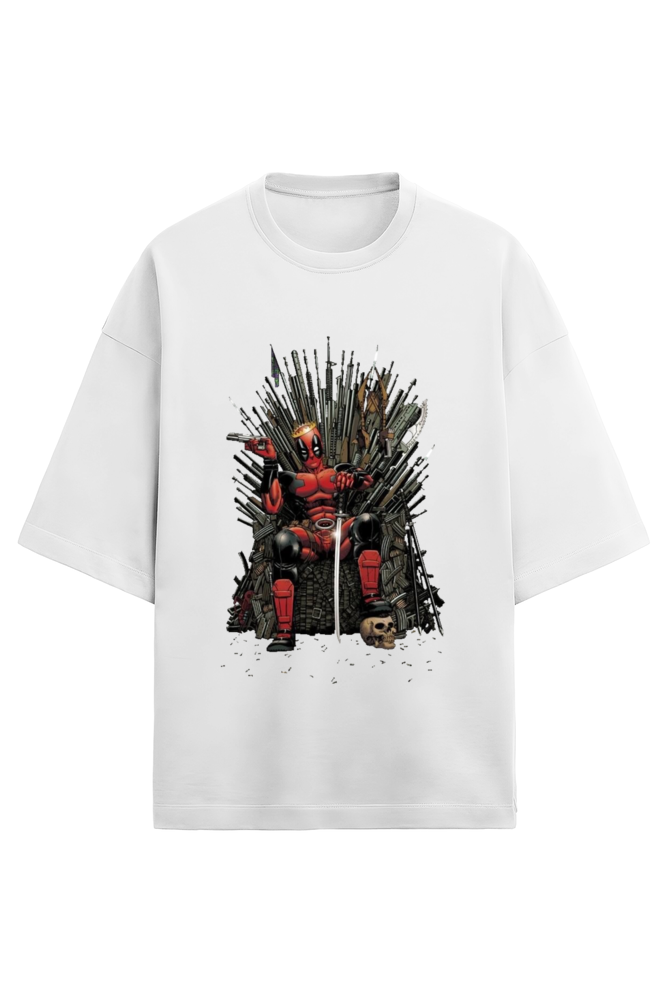 Premium Terry Oversized Deadpool Wolverine Unisex T-shirt