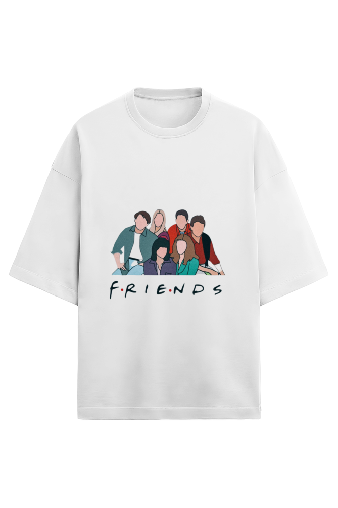 Premium Terry Oversized Friends Unisex T-Shirt