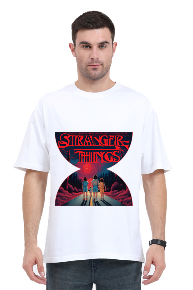 Oversized Standard T-Shirt Stranger Things Hawkins