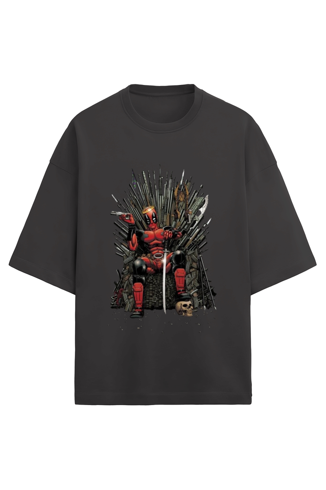 Premium Terry Oversized Deadpool Wolverine Unisex T-shirt