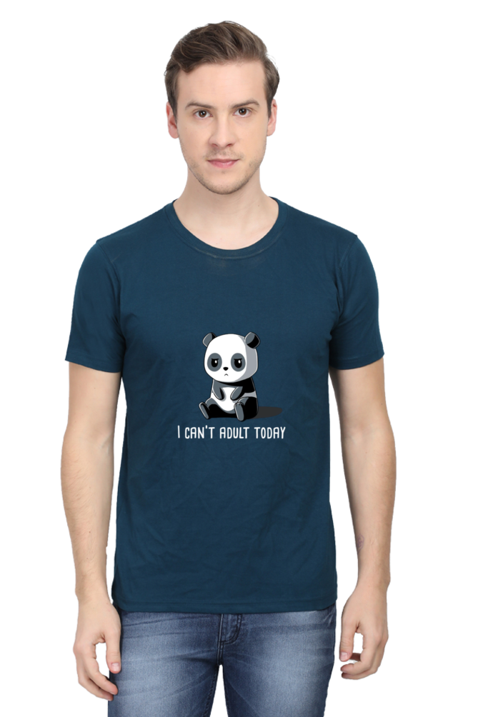 Regular Fit Classic Lazy Panda I Can't Adult Today Unisex T-shirt