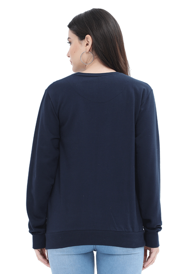 Round Neck Globe Sweatshirt