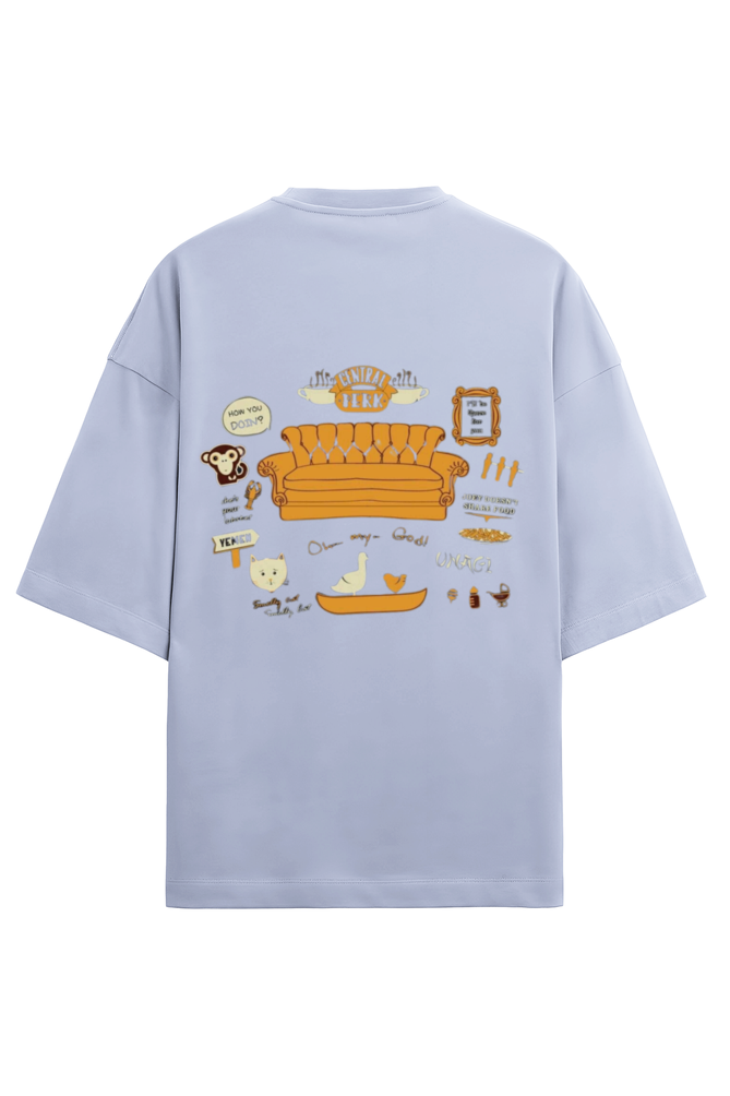 Premium Terry Oversized Friends Unisex T-Shirt