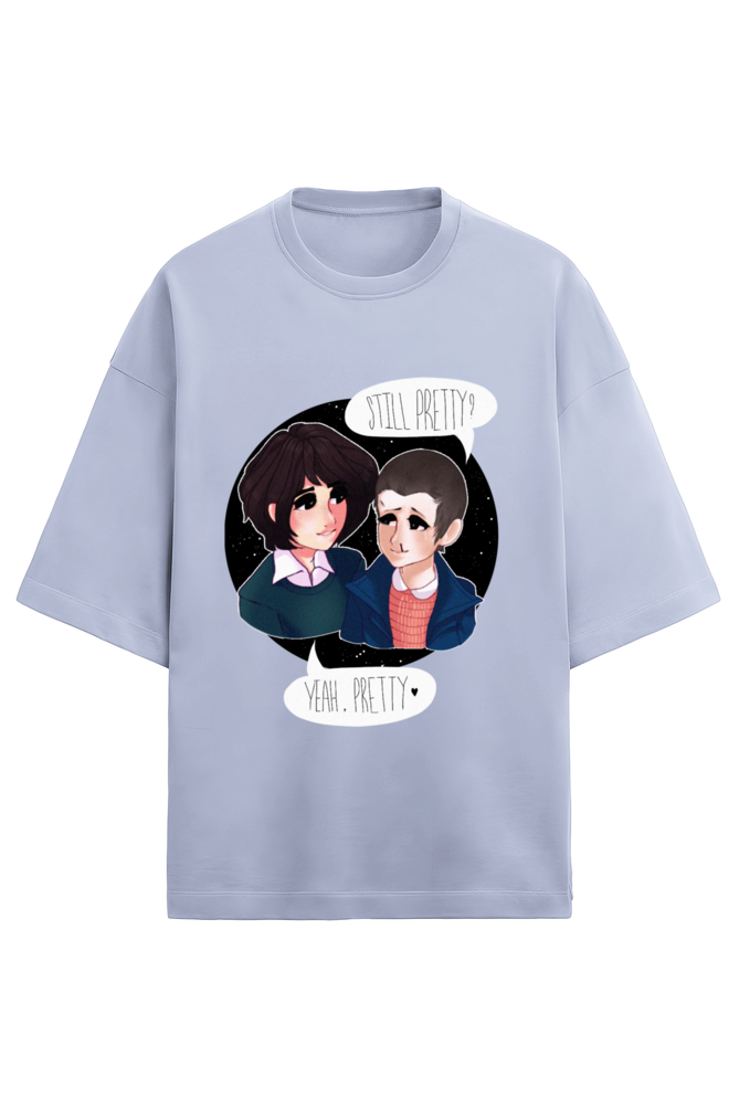 Premium Terry Oversized Stranger Things Eleven Mike Unisex T-Shirt