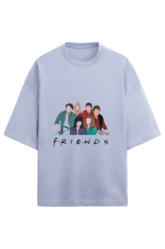 Premium Terry Oversized Friends Unisex T-Shirt