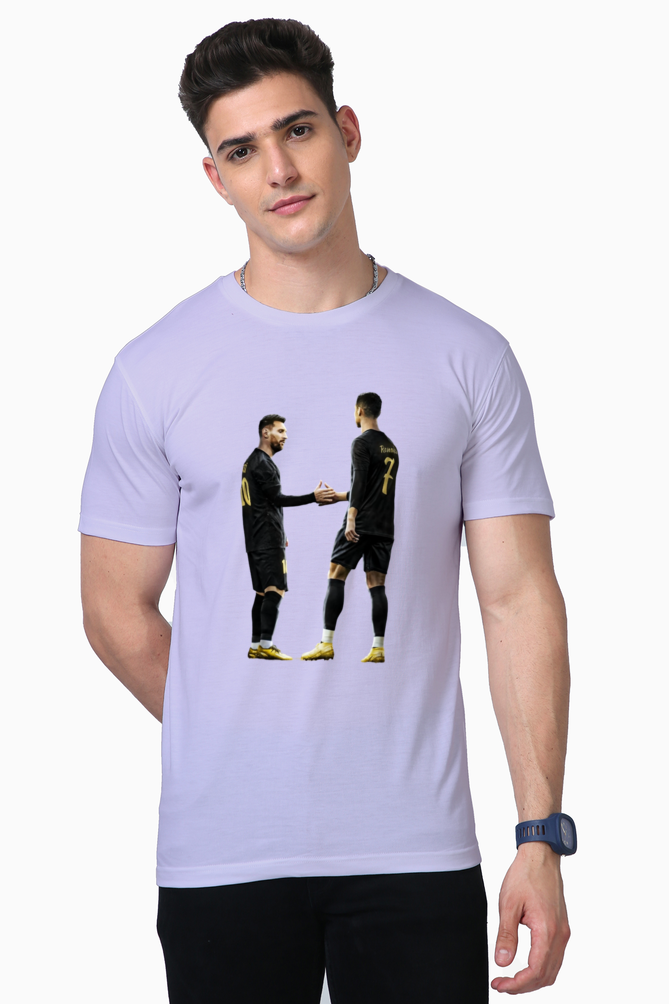 Premium Supima Regular Fit Messi and Ronaldo T-shirt