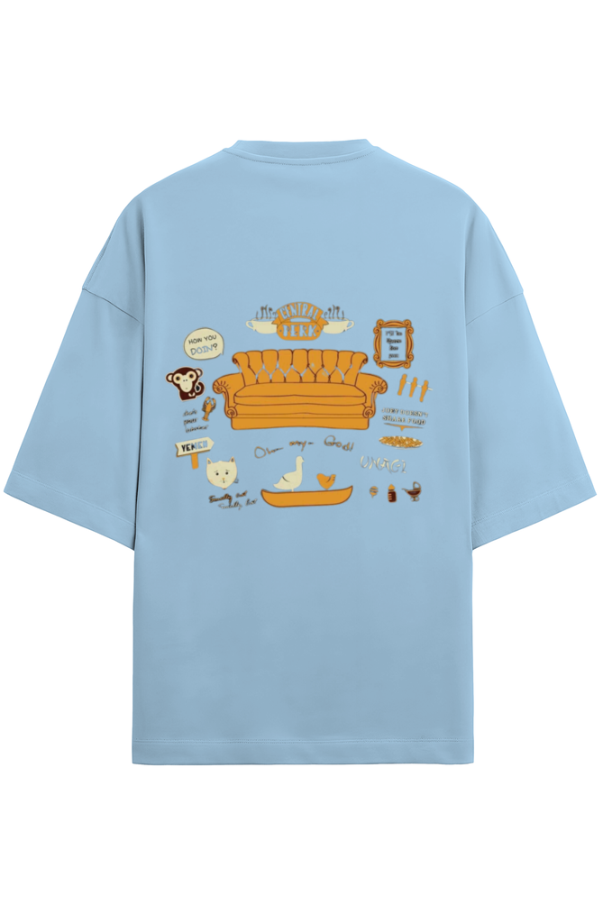 Premium Terry Oversized Friends Unisex T-Shirt
