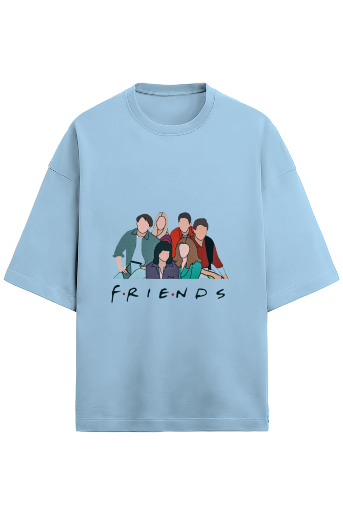 Premium Terry Oversized Friends Unisex T-Shirt
