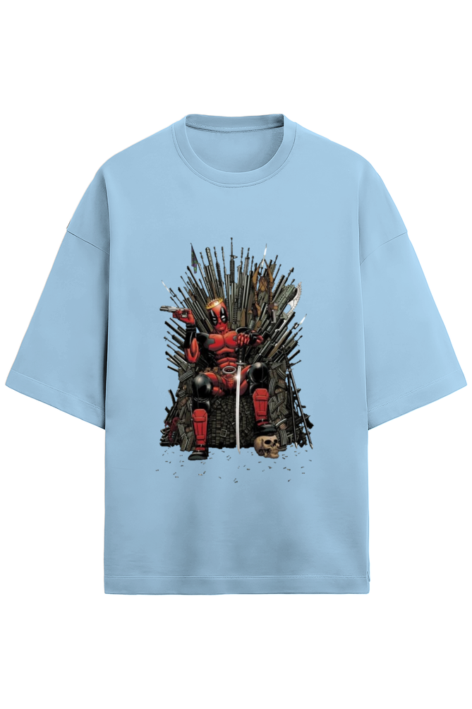 Premium Terry Oversized Deadpool Wolverine Unisex T-shirt