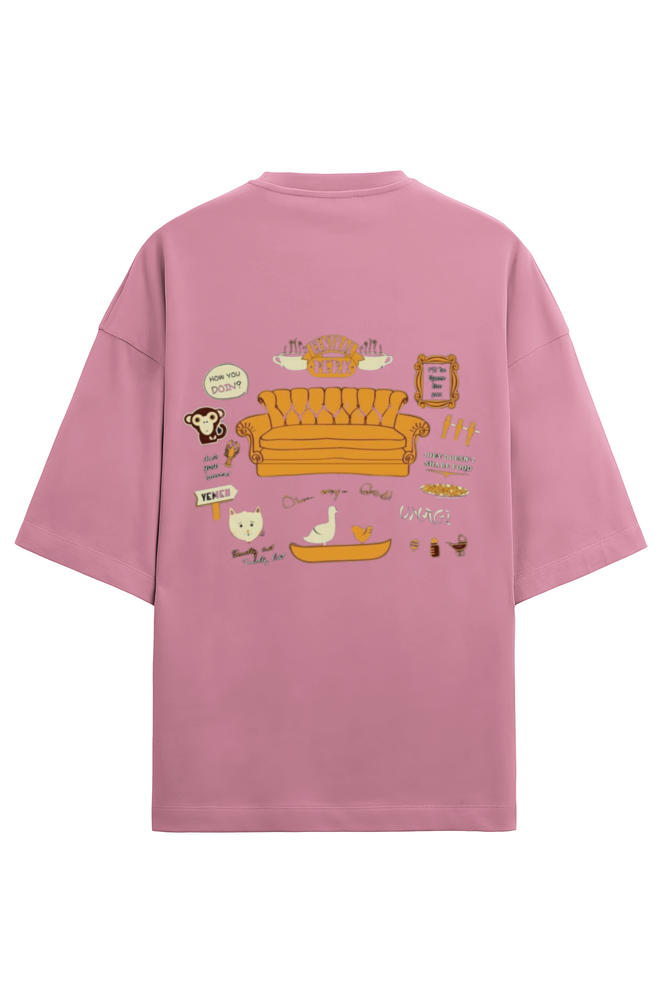 Premium Terry Oversized Friends Unisex T-Shirt