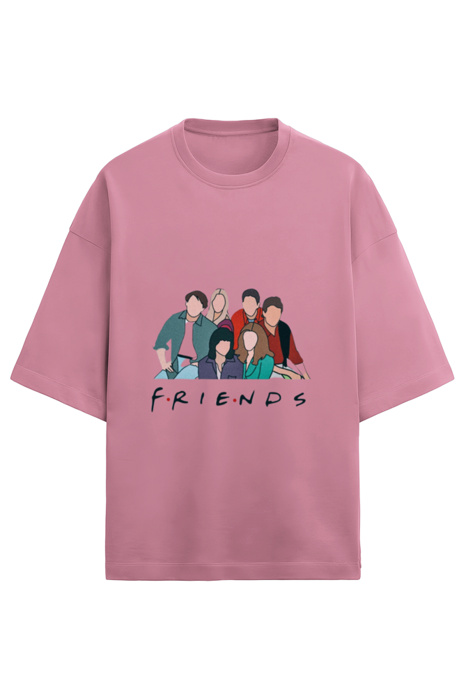 Premium Terry Oversized Friends Unisex T-Shirt