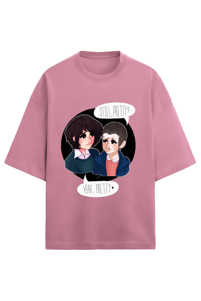 Premium Terry Oversized Stranger Things Eleven Mike Unisex T-Shirt