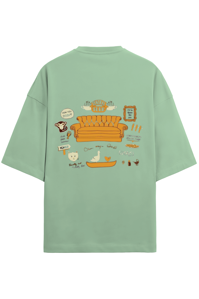 Premium Terry Oversized Friends Unisex T-Shirt