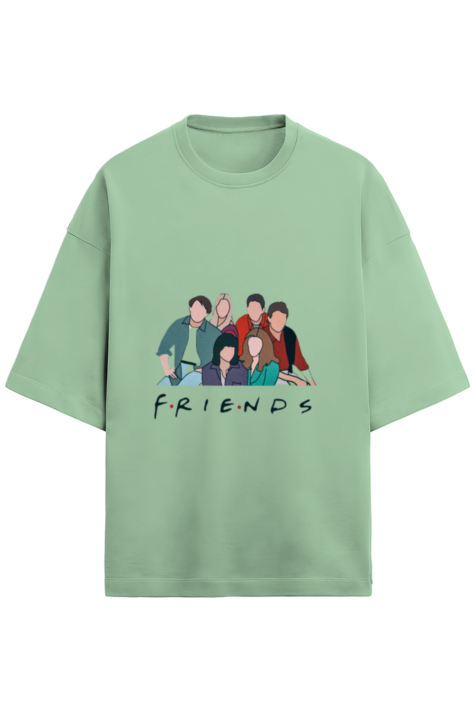 Premium Terry Oversized Friends Unisex T-Shirt