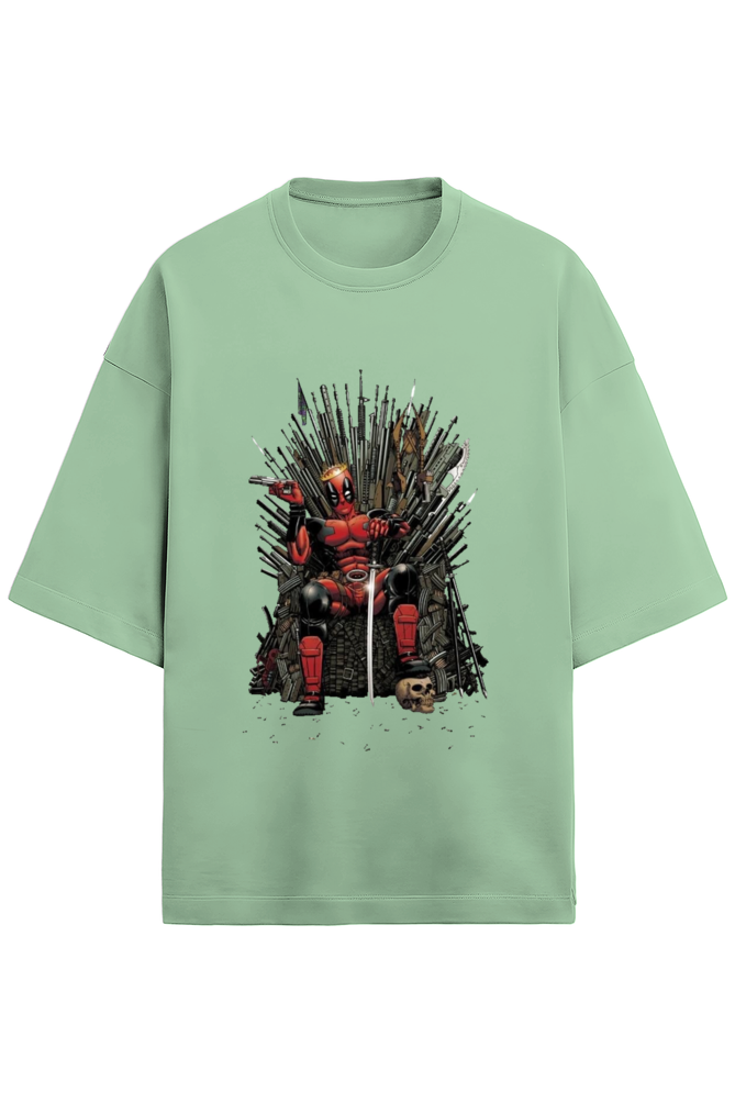 Premium Terry Oversized Deadpool Wolverine Unisex T-shirt
