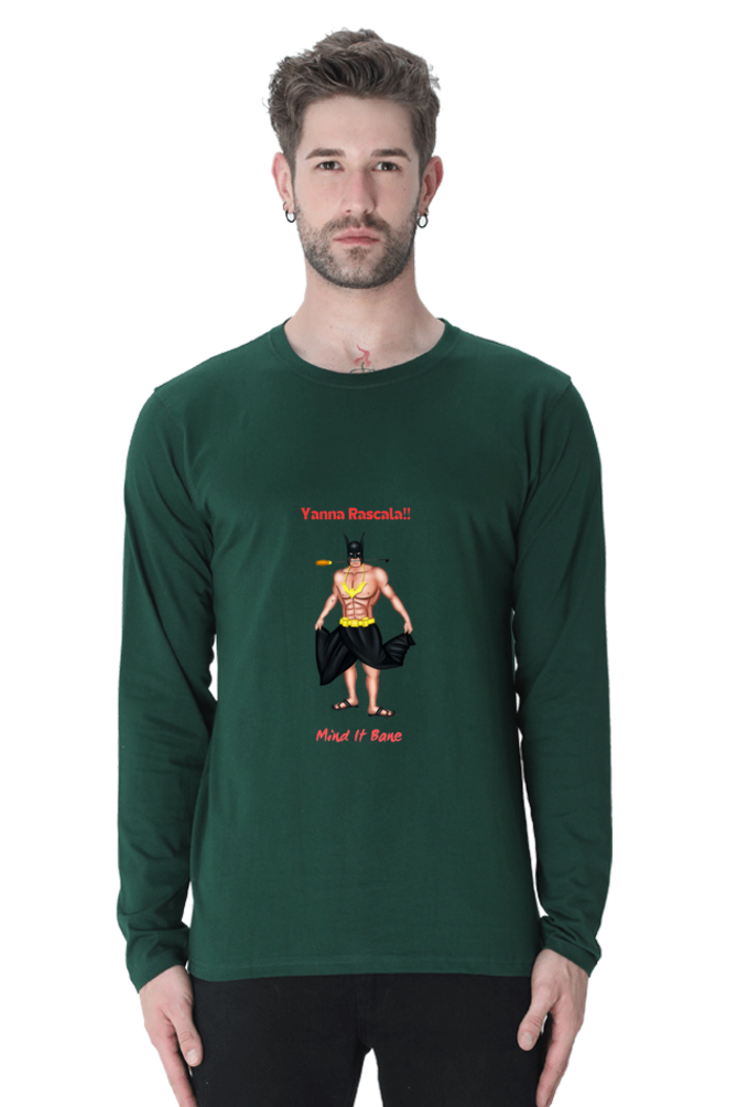 Regular Fit Full Sleeve Mind It Bane T-shirt