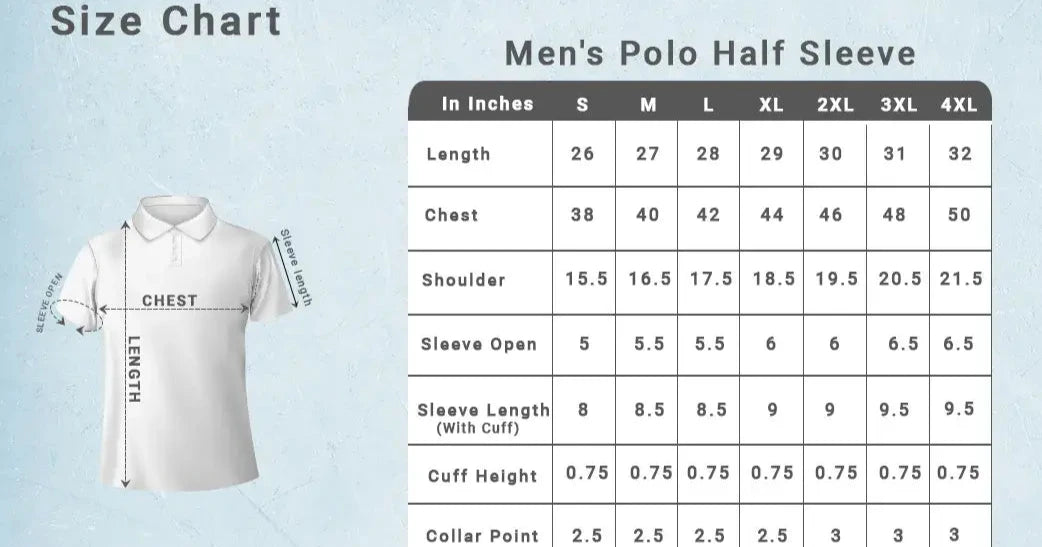 Polo Half Sleeve Casual T-shirt