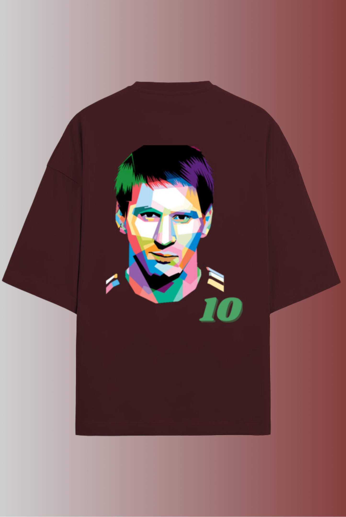 Premium Terry Oversized Messi Unisex T-Shirt