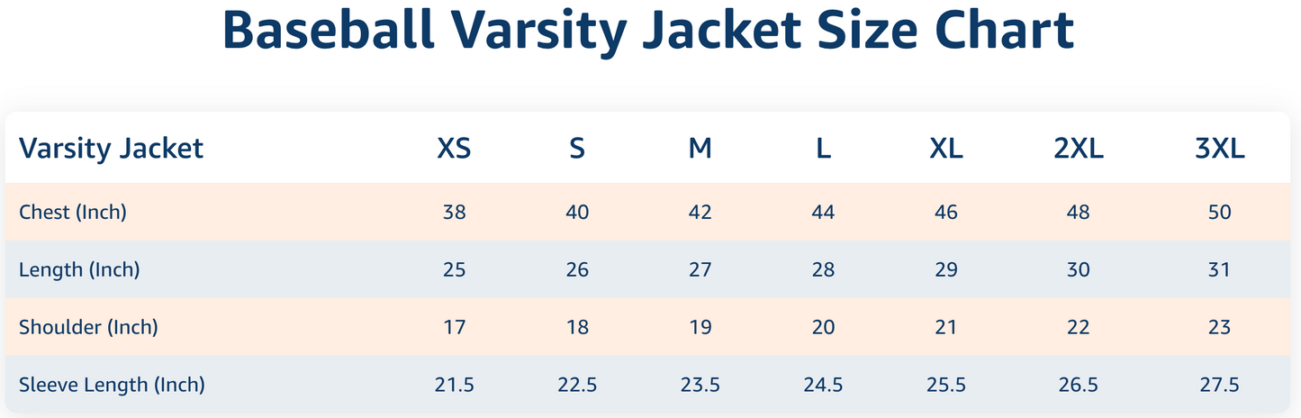 Unisex Classic Varsity Jacket