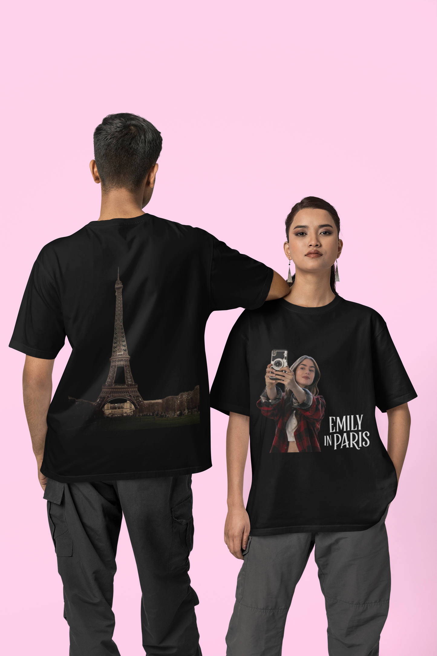 Female Premium Oversized Classic Emily in Paris T-shirt