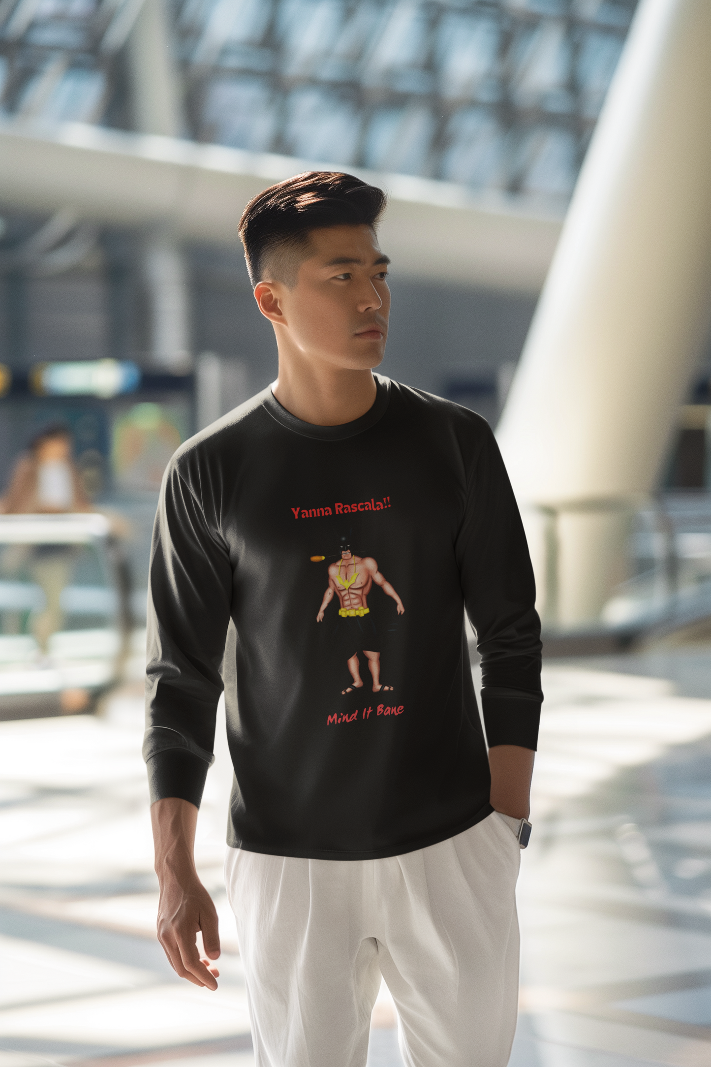 Regular Fit Full Sleeve Mind It Bane T-shirt