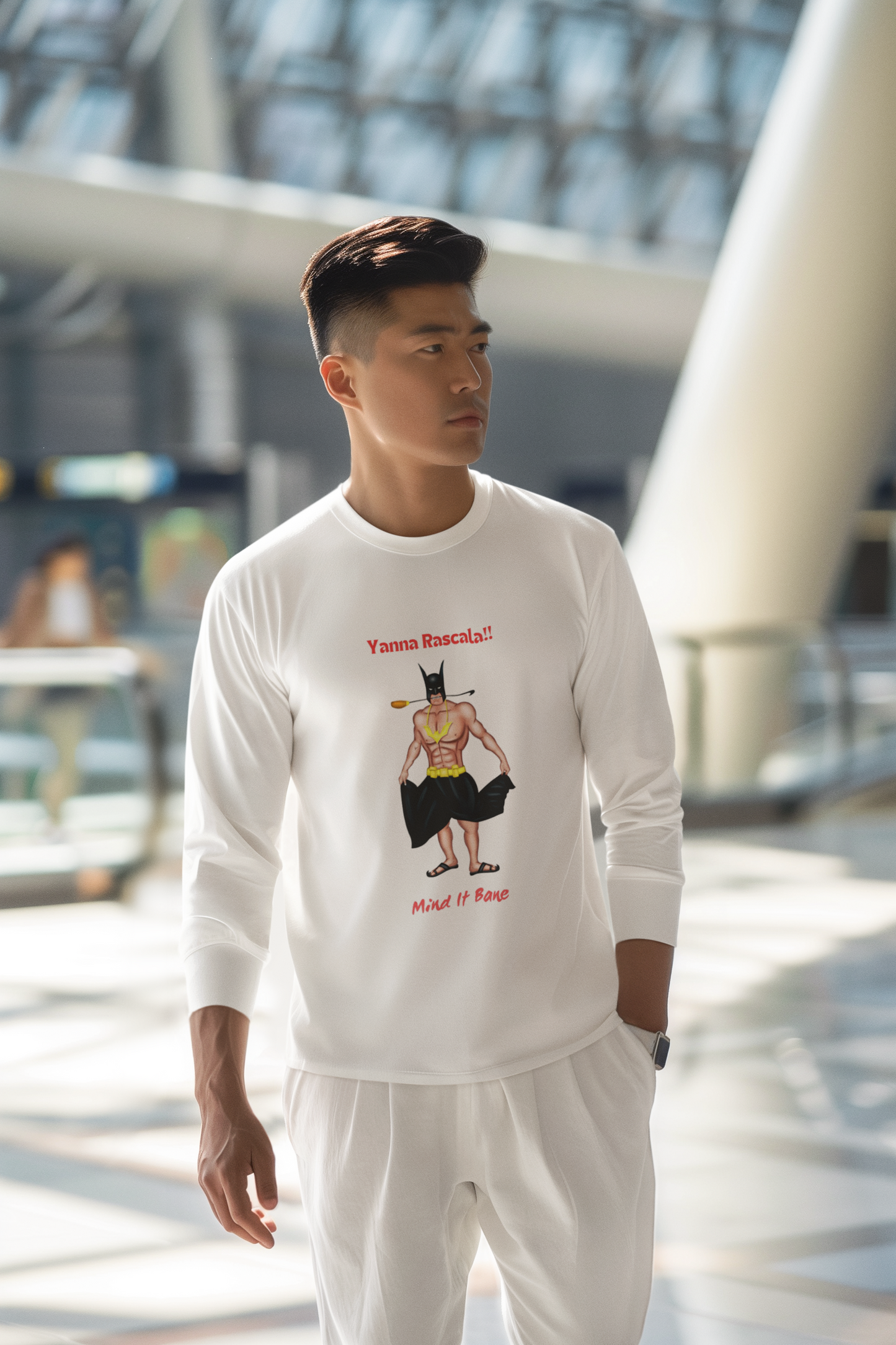 Regular Fit Full Sleeve Mind It Bane T-shirt