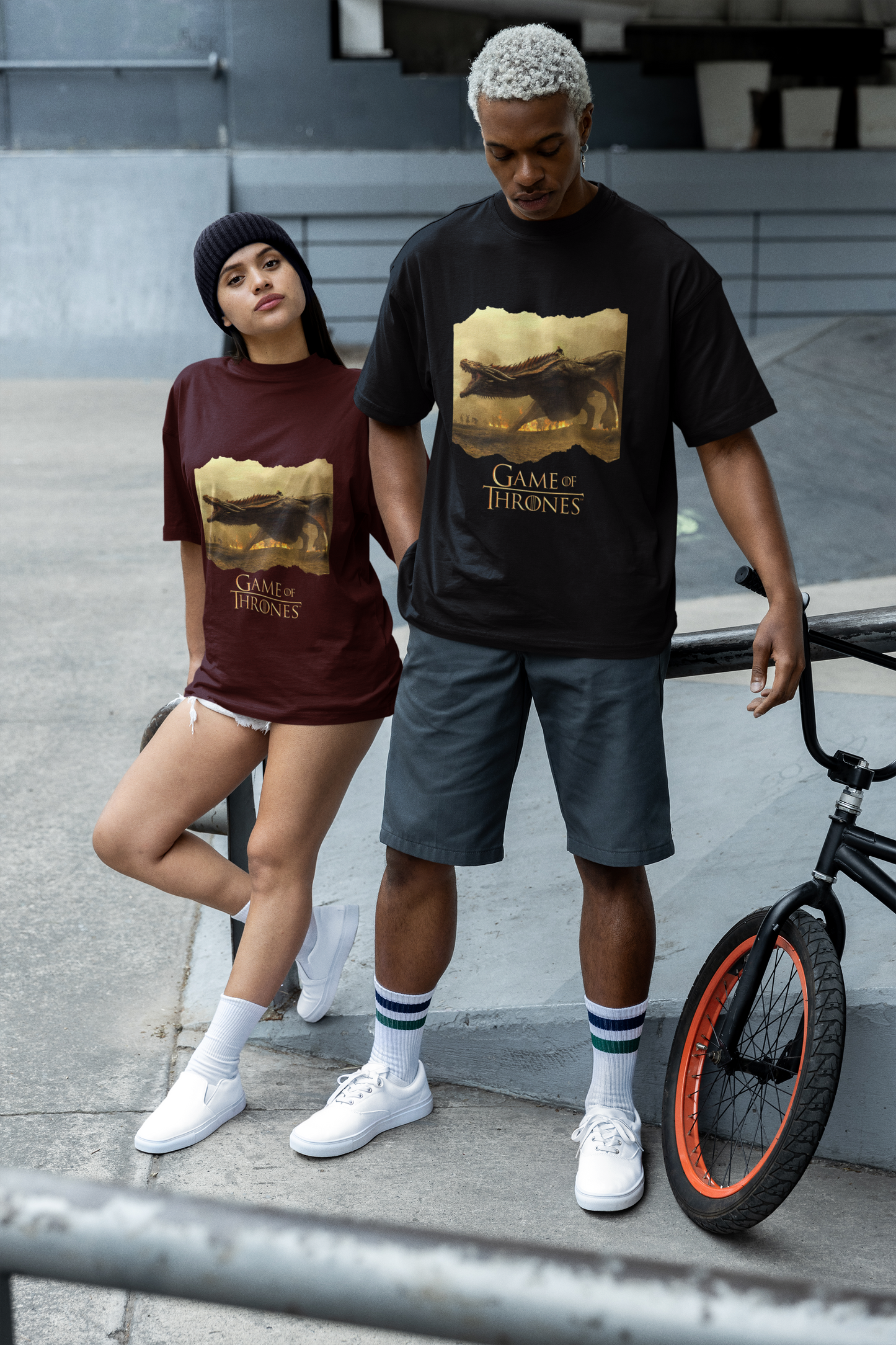Oversized Classic Game of Thrones T-shirt