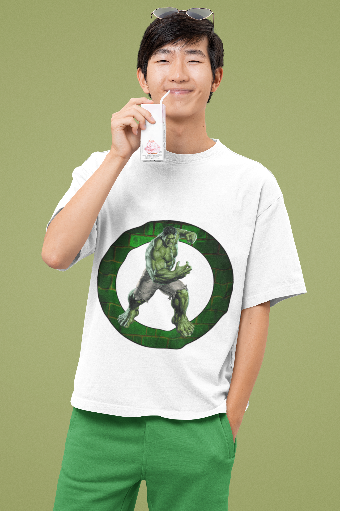 Premium Terry Oversized Hulk Unisex T-shirt