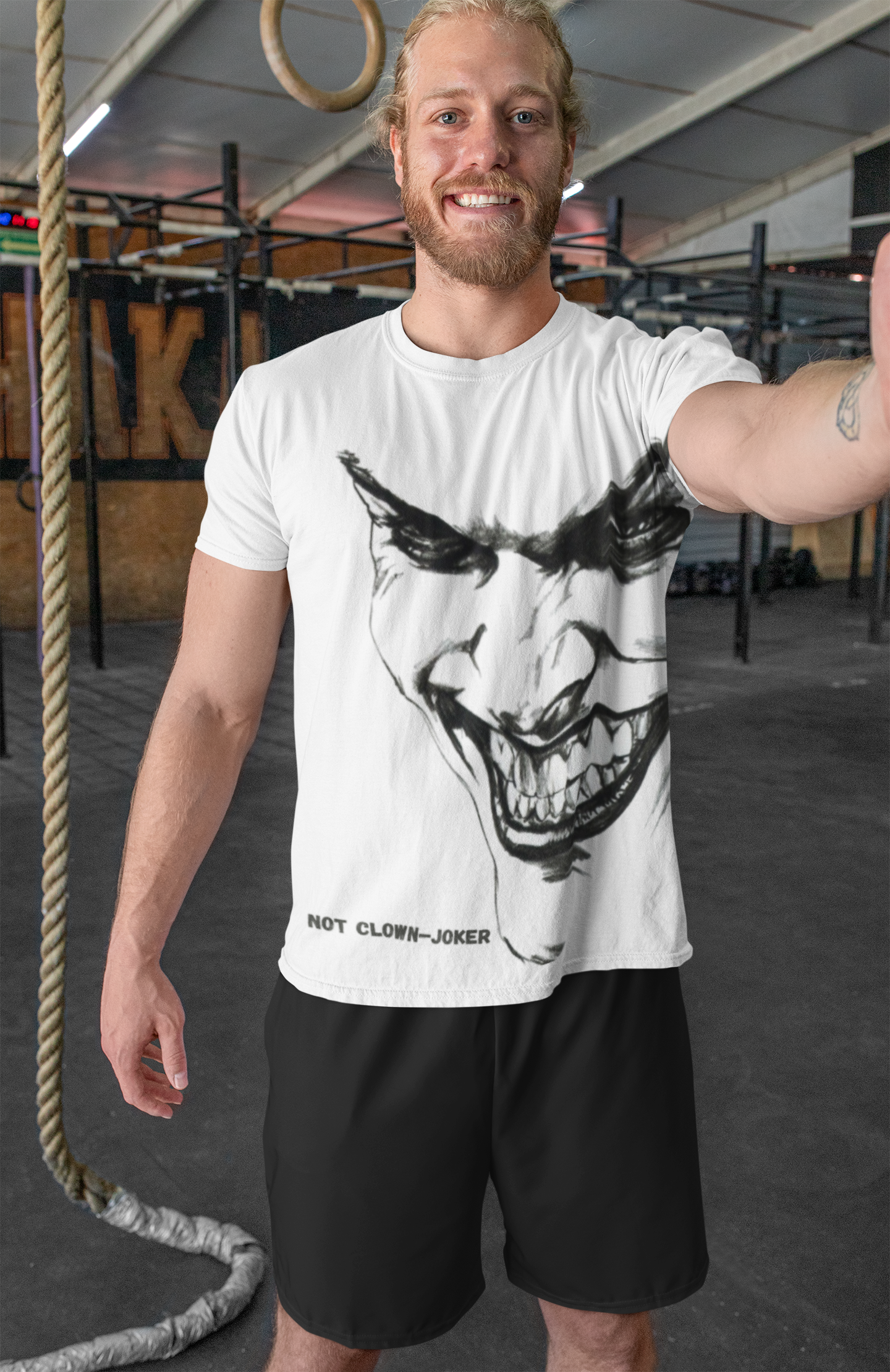 Oversized Gym Wear Joker Unisex T-Shirt