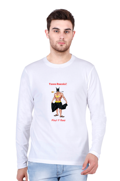 Regular Fit Full Sleeve Mind It Bane T-shirt