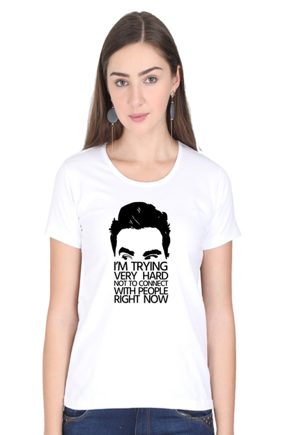 Premium Female Regular Fit David Rose Half Sleeve T-Shirt
