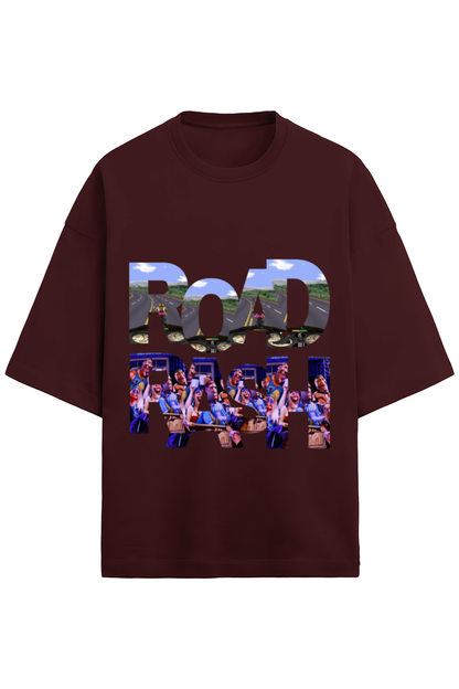 Premium Terry Oversized Road-Rash Unisex T-shirt