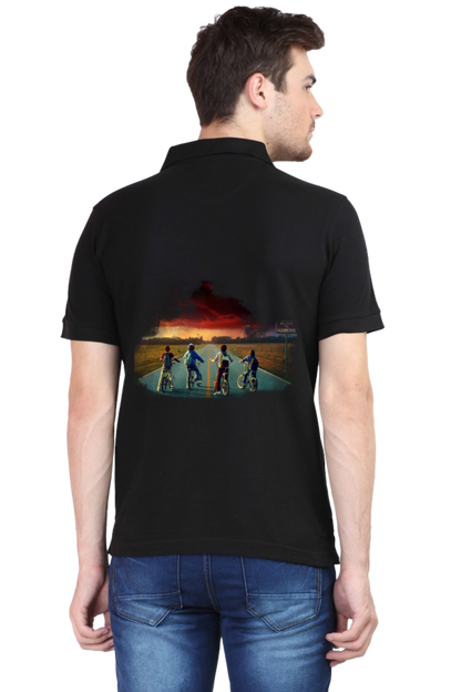 Polo Half Sleeve Stranger Things Hawkins T-shirt