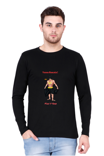 Regular Fit Full Sleeve Mind It Bane T-shirt