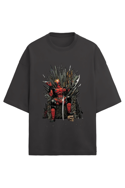 Premium Terry Oversized Deadpool Wolverine Unisex T-shirt