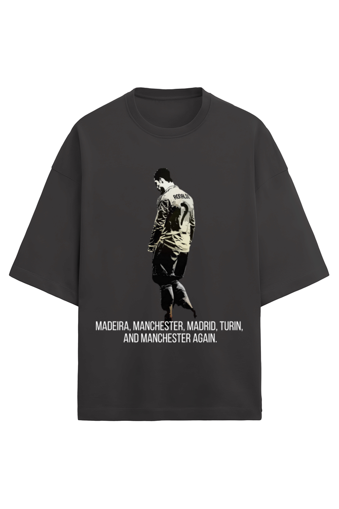Premium Terry Oversized Cristiano Ronaldo Unisex T-shirt