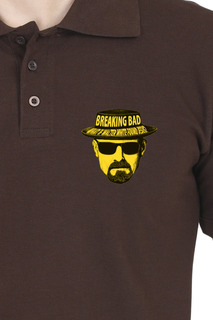 Premium Polo Half Sleeve Breaking Bad T-shirt