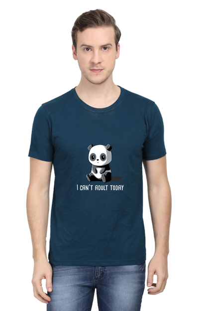 Regular Fit Classic Lazy Panda I Can't Adult Today Unisex T-shirt