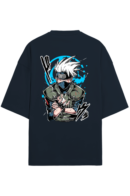 Premium Terry Oversized Kakashi Chidori Unisex T-Shirt