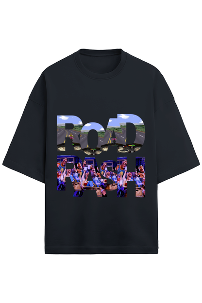 Premium Terry Oversized Road-Rash Unisex T-shirt