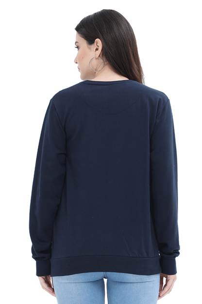 Round Neck Globe Sweatshirt
