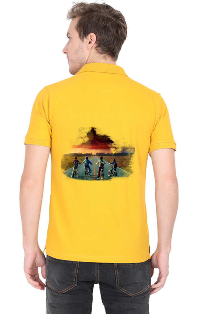 Polo Half Sleeve Stranger Things Hawkins T-shirt