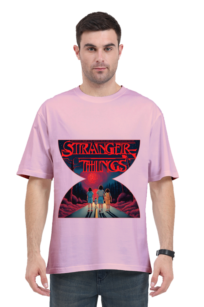 Oversized Standard T-Shirt Stranger Things Hawkins
