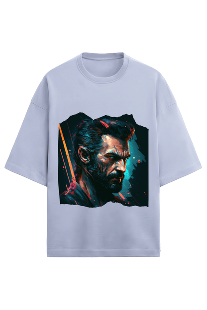 Premium Terry Oversized Wolverine Hugh Jackman Unisex T-Shirt