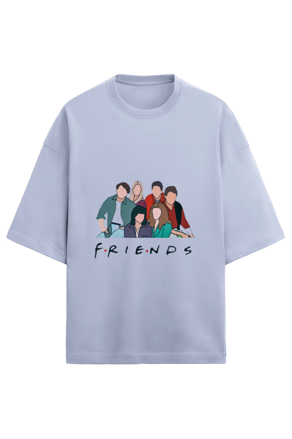 Premium Terry Oversized Friends Unisex T-Shirt